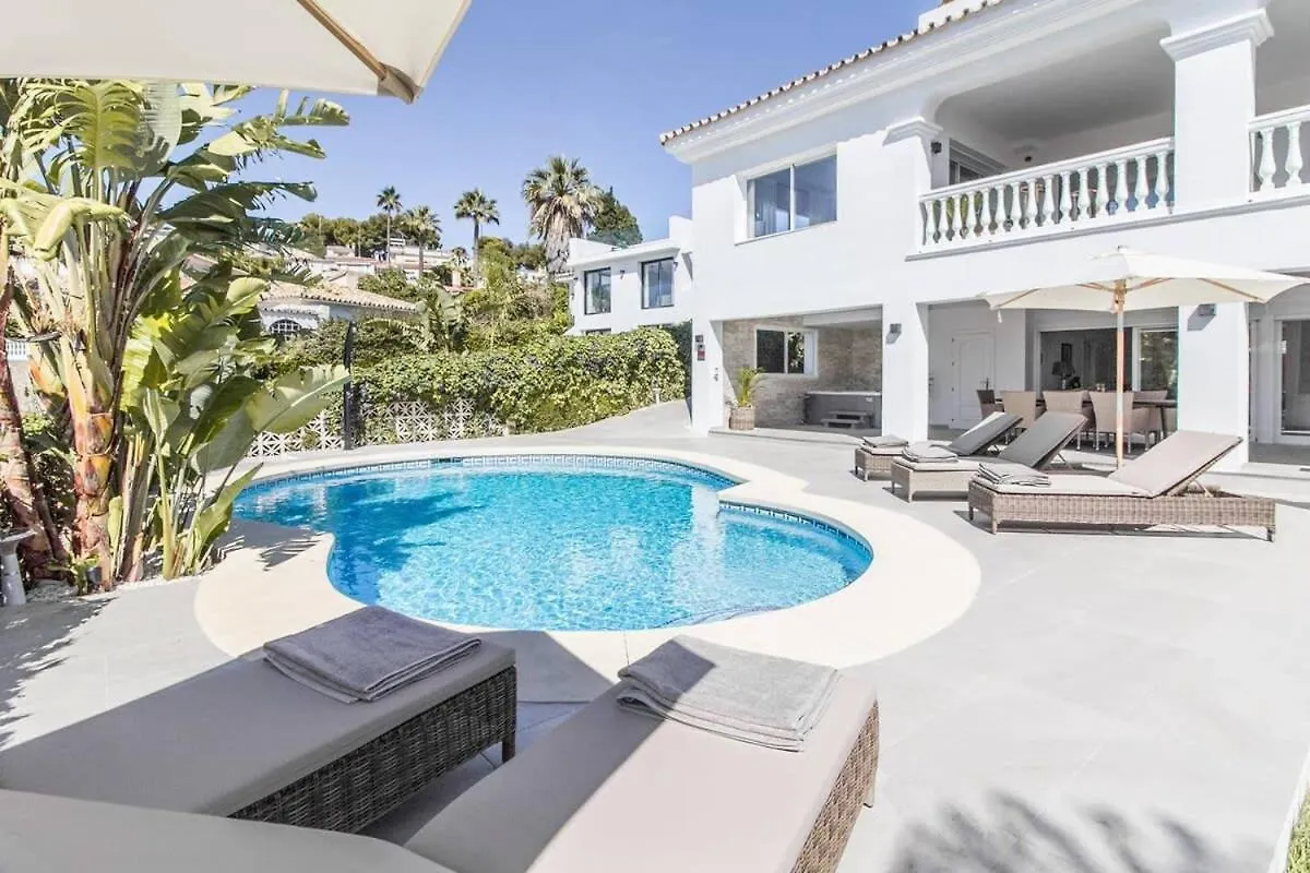 Luxury Heated Pool Villa Jacuzzi Cinema Bbq Sunset Marbella